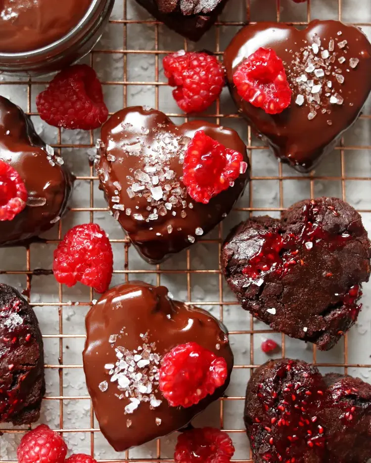 valentines-day-cake-in-heart-shapes-brownies-with-raspberry-filling-recipe