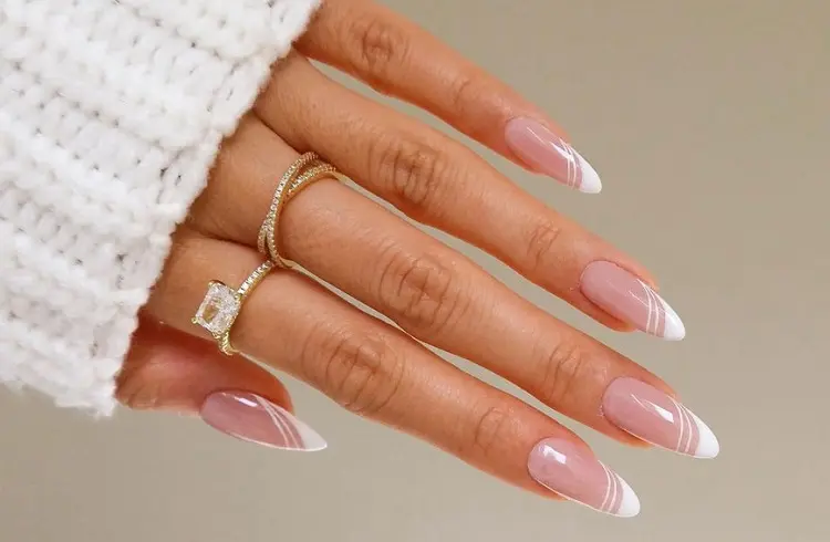 wedding nails french manicure ideas