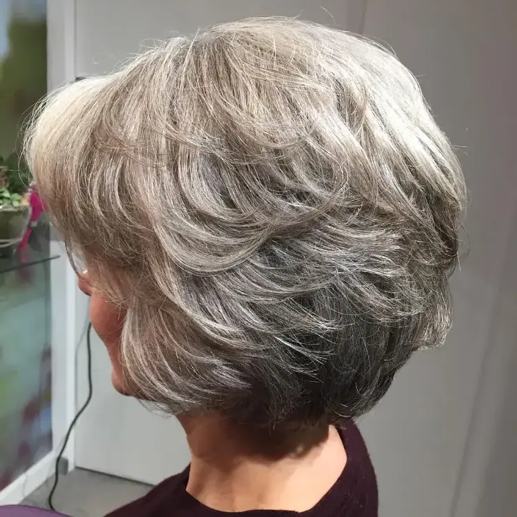 what short bob haircut to choose after 50 layerd volume