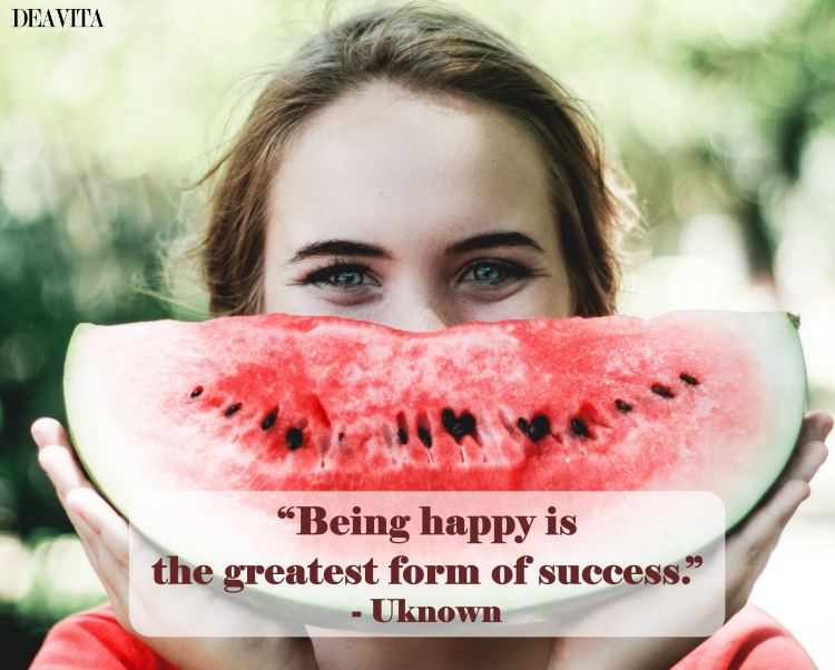 being happy is the greatest form of success