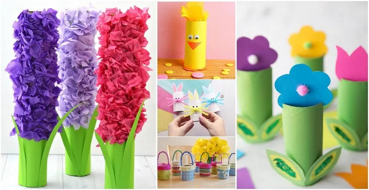 easter crafts for kids with toilet paper rolls 5 ideas with tutorials