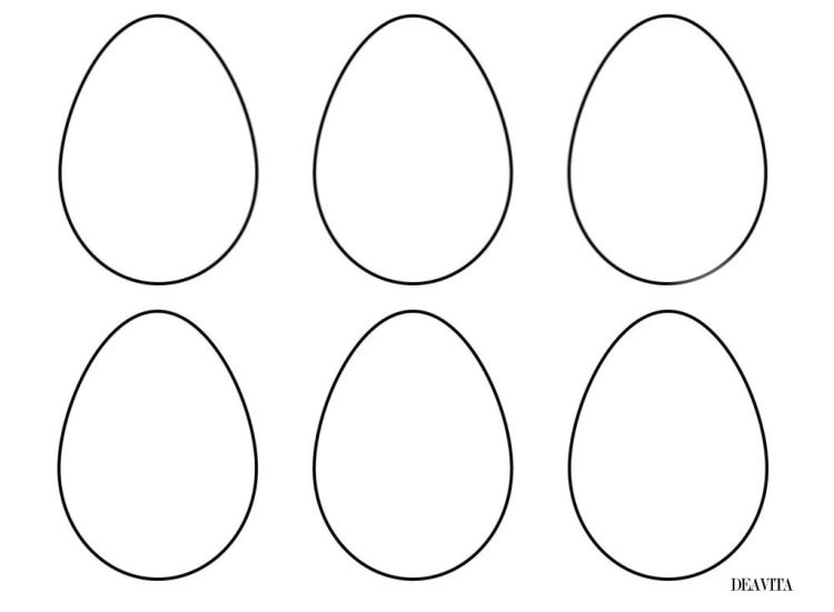 easter egg template to use for free