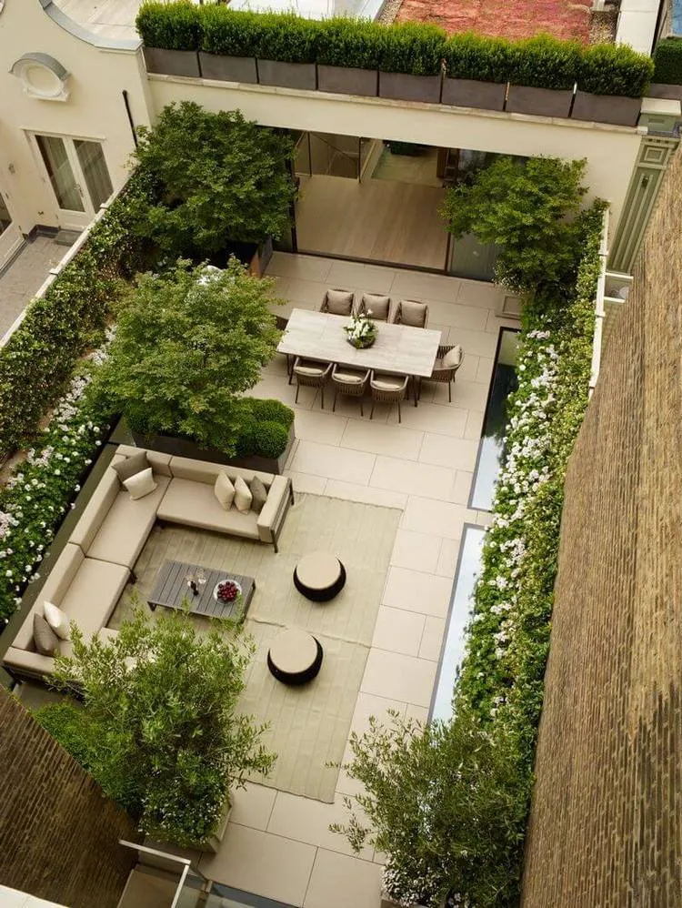 How to design a roof garden plan the layout