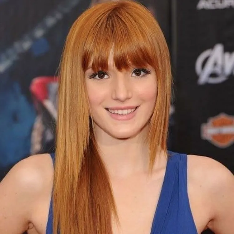 long bangs sleek front bangs for an edgy and young look