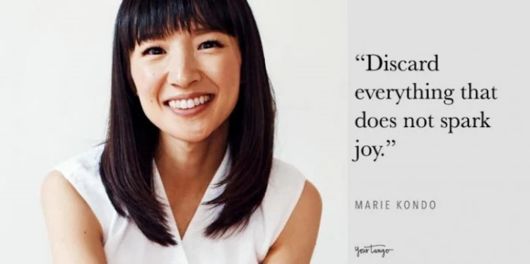 Marie Kondo quotes keep only what brings you joy