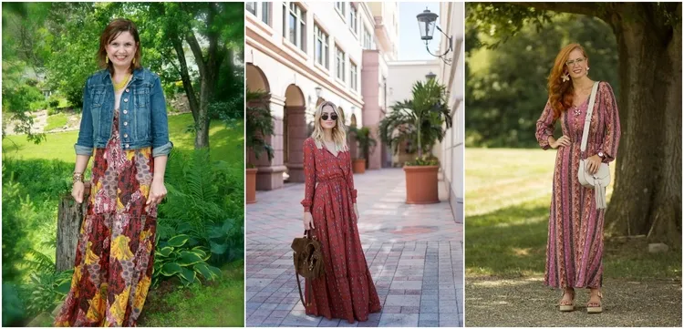 Maxi Dresses in Boho Style