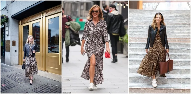 Maxi Dresses with Animal Prints Fashion Trends Women Over 50