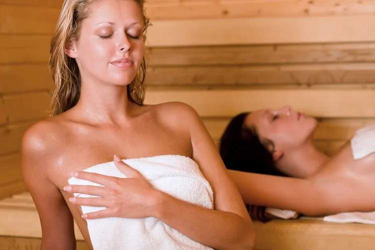 sauna benefits for stress release and improving mood