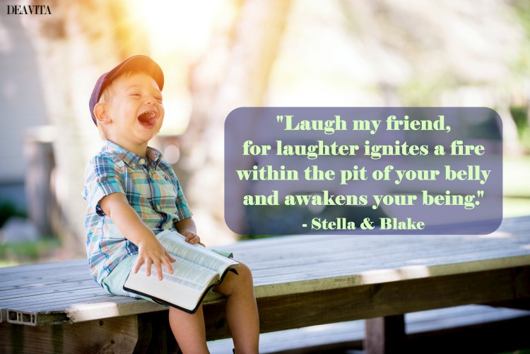 stella & blake quote about laughter