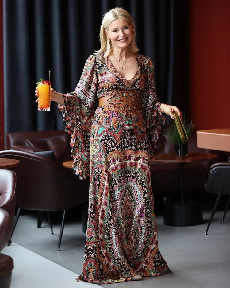 Stylish Boho dresses for women over 50