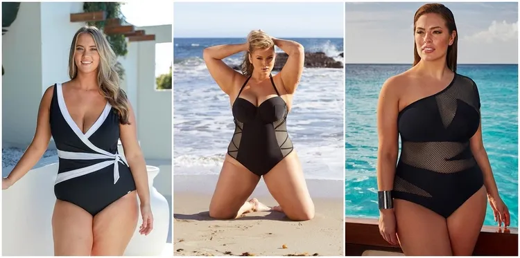 fashionable one piece swimsuit for curvy women 2023 trends