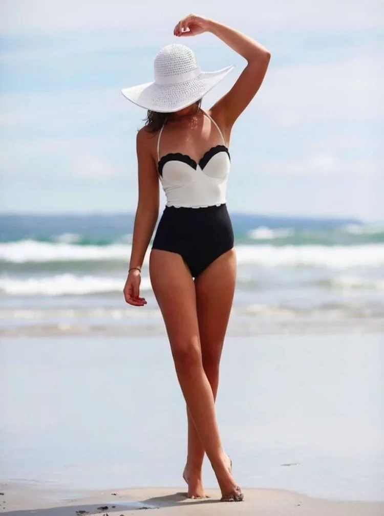 trendy and flattering swimsuits for hourglass body shape