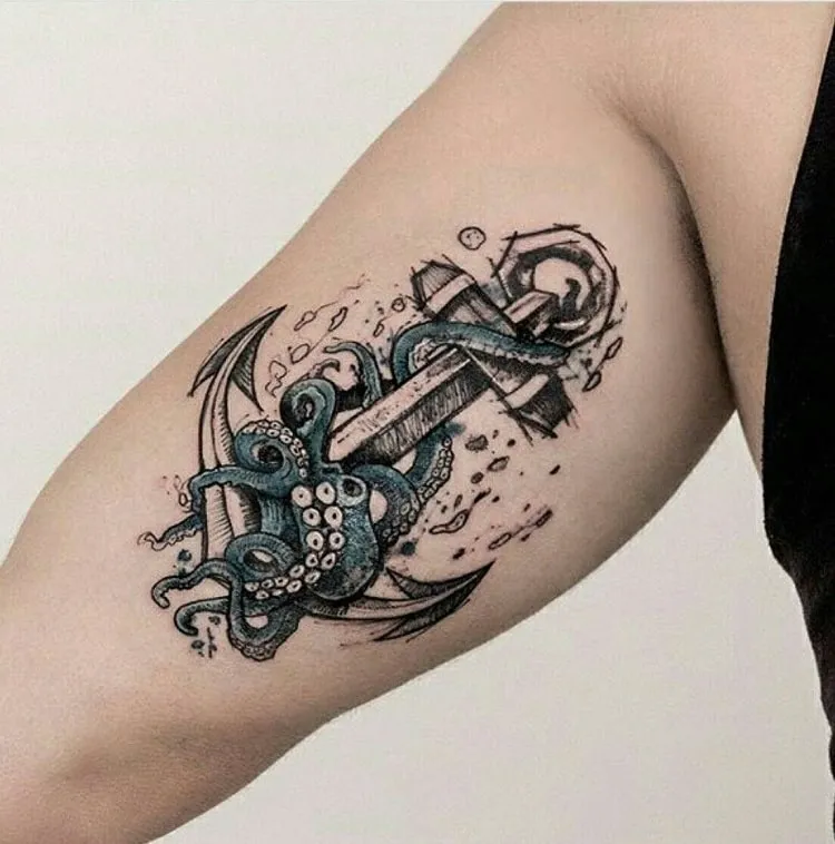 anchor tattoo for men