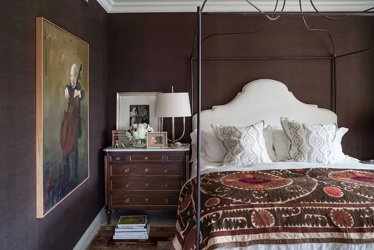 chocolate brown bedroom_bedroom trends 2023
