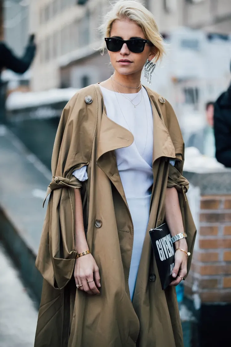 coat trends 2023 trench classic elegant outfit ideas