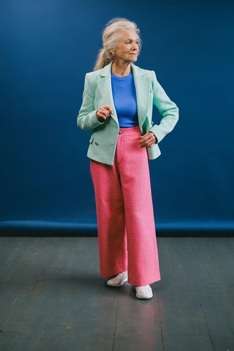 colourful-high-waist-trousers-for-70-year-old-woman