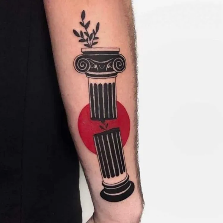 cool black and red tattoo ideas