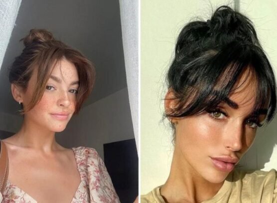 curtain bangs for this spring haircut trends 2023