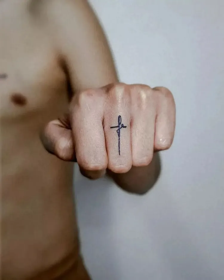 finger tattoo ideas for men