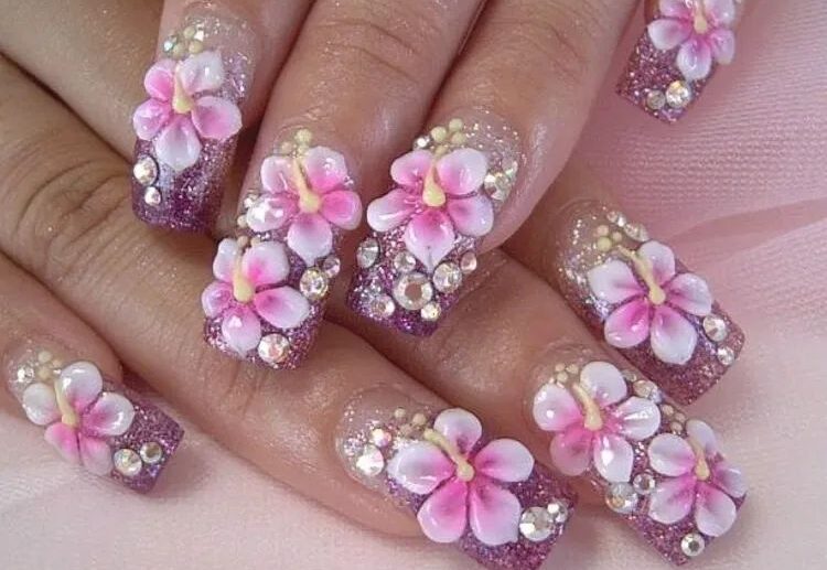 floral nail art designs chick and classy manicure