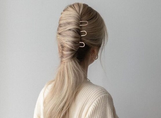 french half up twist hairstyle long hair tutorial easy tips tricks