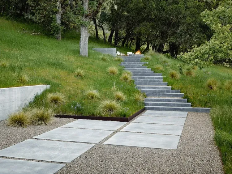 garden paths from stone slab garden ideas professional