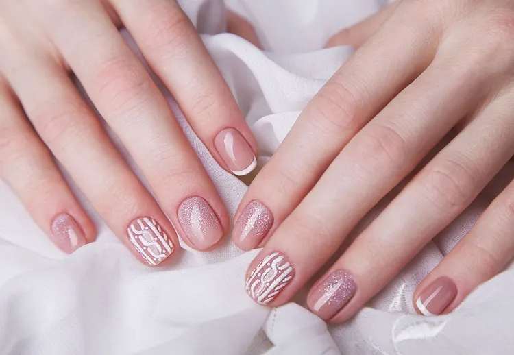 glitter nails_trendy nail designs