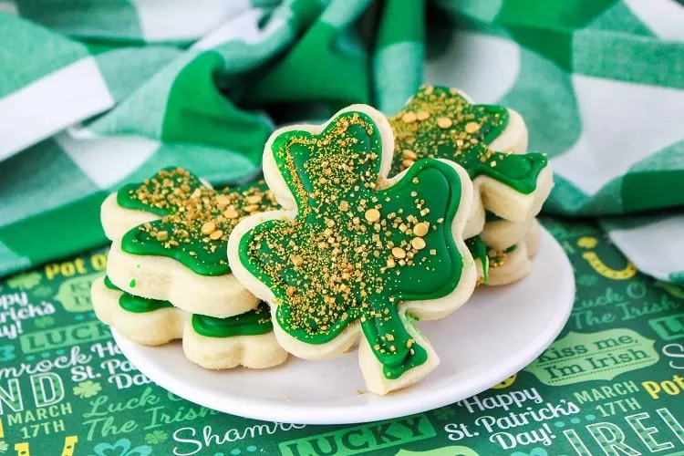 green desserts for st patricks day sharmock cookies recipe
