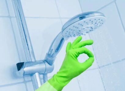 how to clean your shower with pin