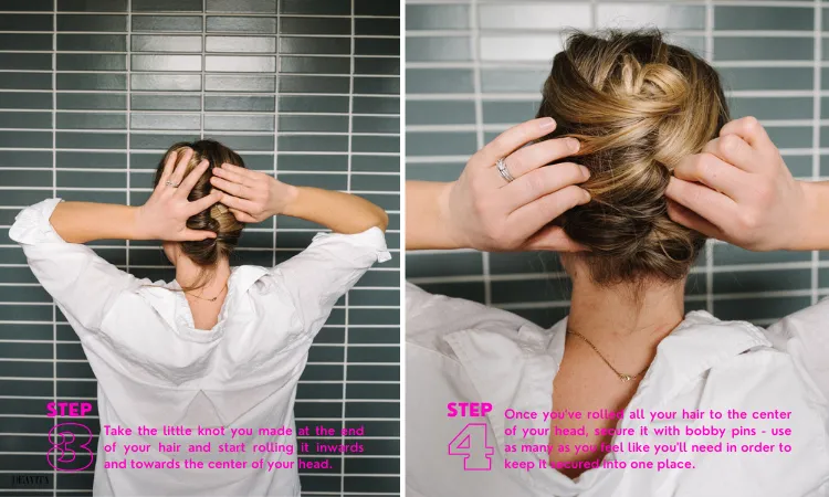 how to make french twist hairstyle step by step bobby pins