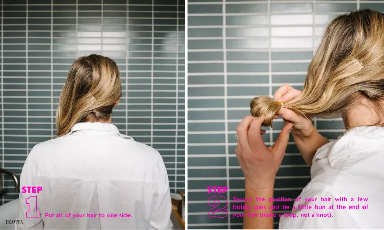 how to make french twist hairstyle step by step