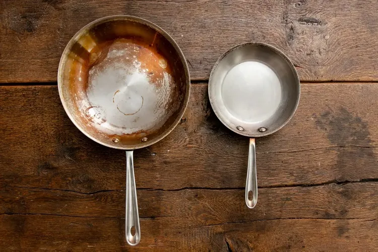 how to remove stains from stainless steel pans with simple hacks and tricks