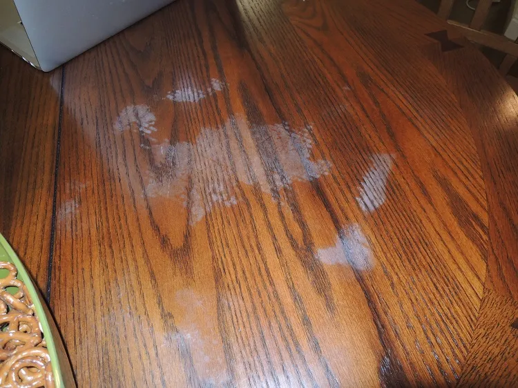 how to remove water stains from wood white stains on the surface