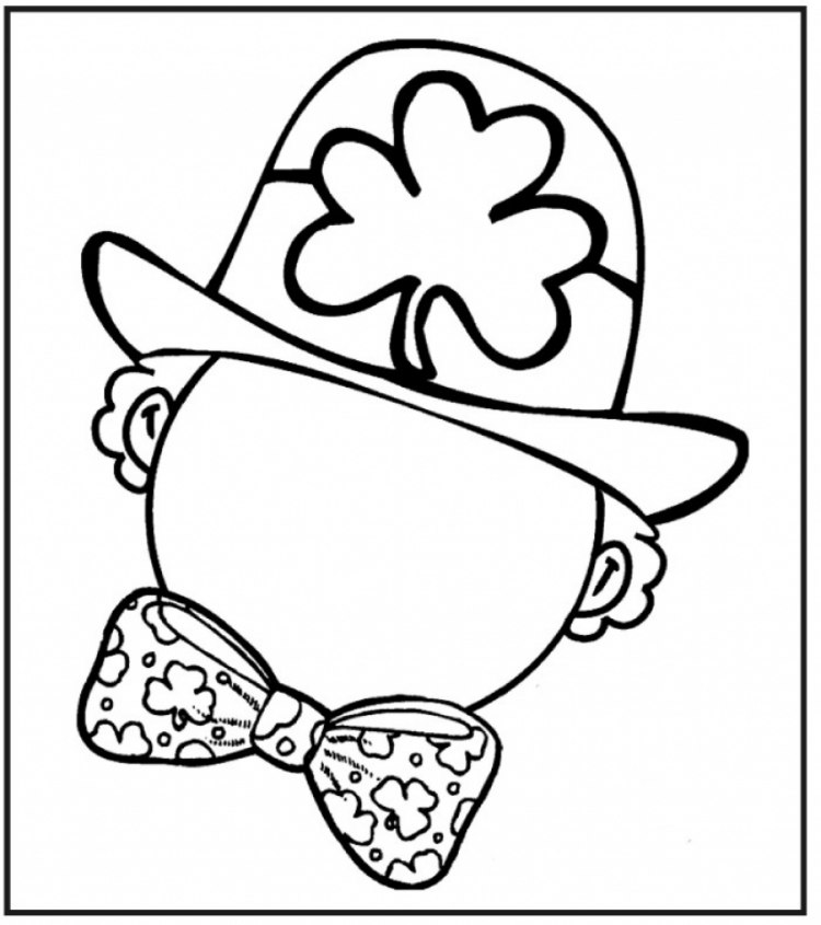 leprechaun to color and draw