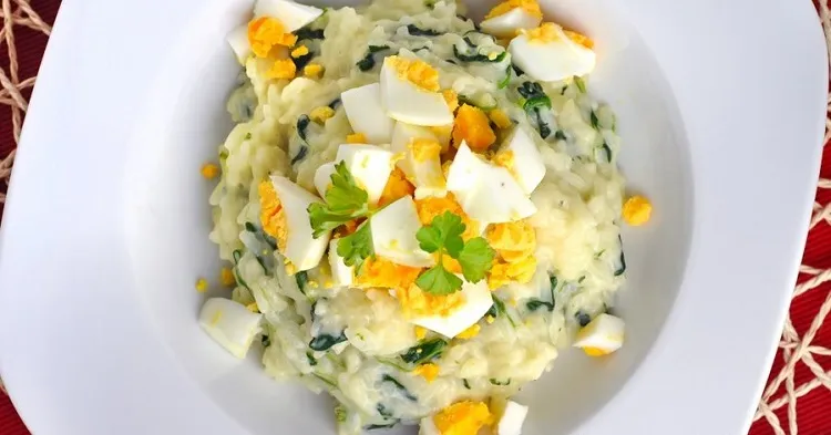 light healthy dinner ideas wild rice with eggs and cheese