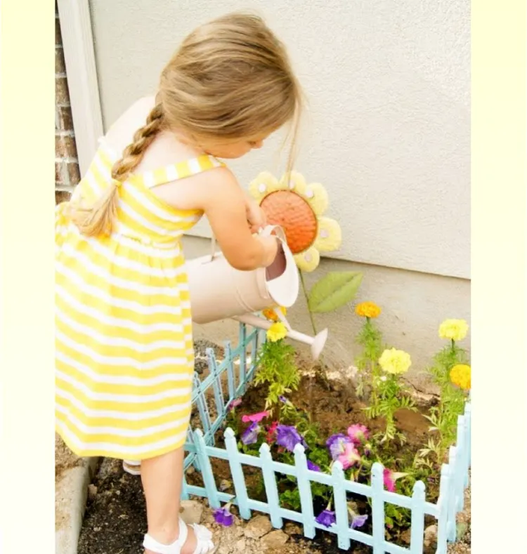 mini garden learn kids how to take care of plants backyard ideas for kids