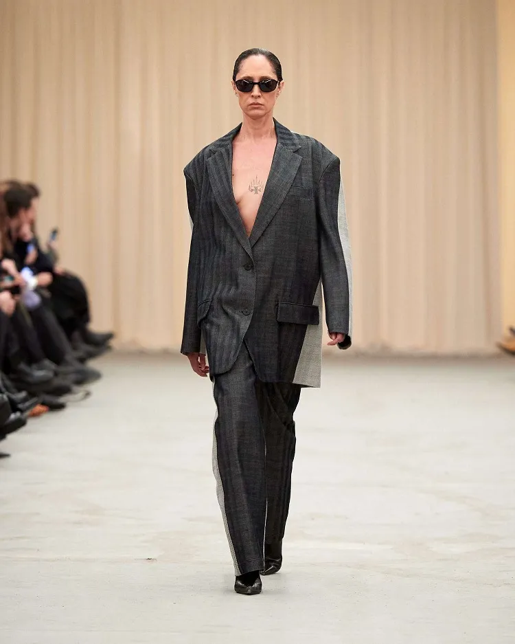 oversized tailoring two piece suit 90s style coming back 2023