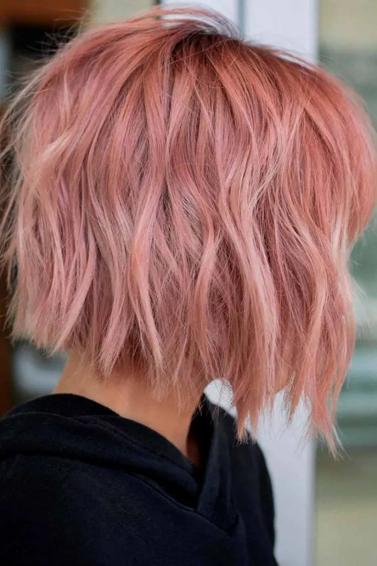 pastel pink hair color trends 2023