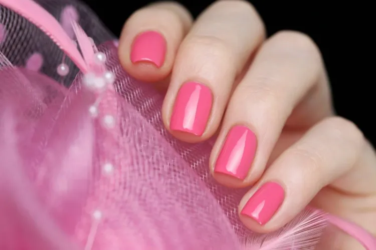 pink manicure chick manicure confidence