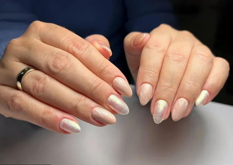 posh nails for women over 50 white manicure ideas 2023