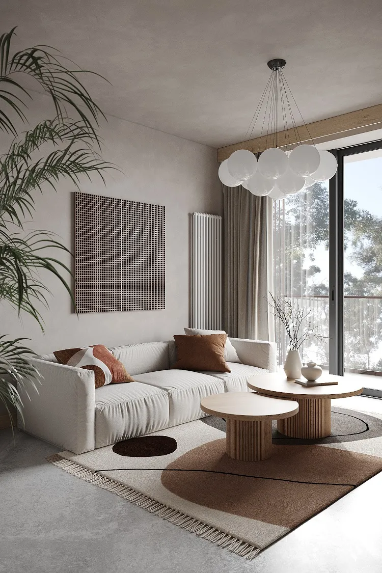 shades of brown modern design living room interior inspiration