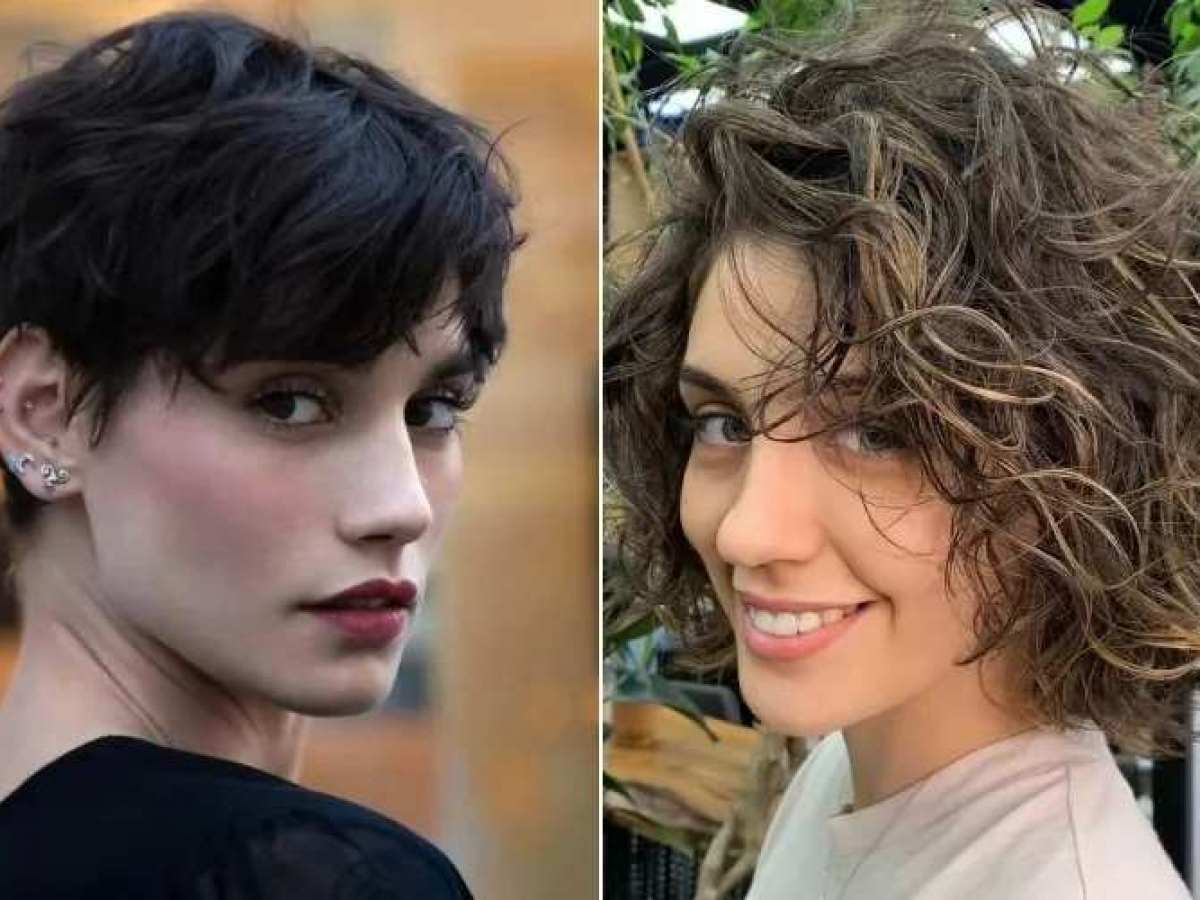 Which short hairstyle for wavy hair? Look at 4 gorgeous ideas according to  face shape!