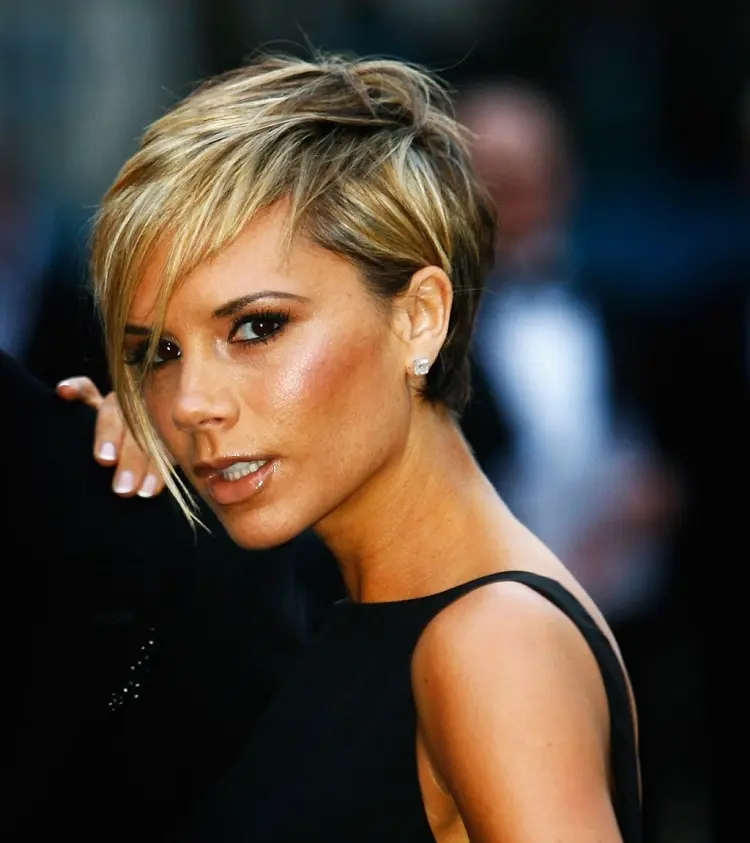 short pixie haircut victoria beckham hairstyle women over 50 trends
