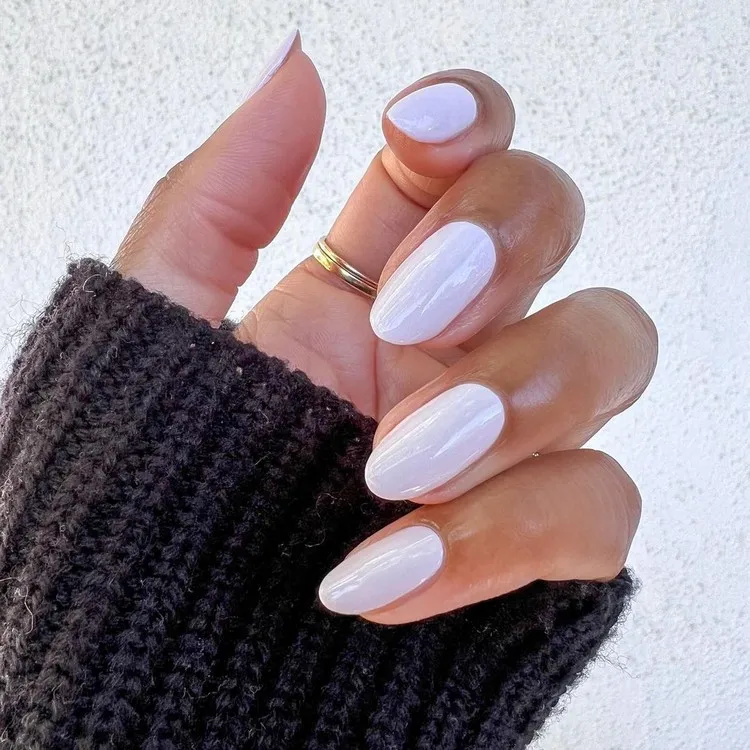 spring nail trends 2023 glazed manicure lipgloss ideas design