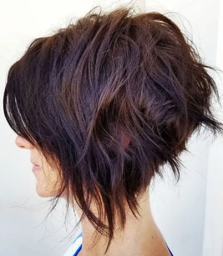 stacked a line bob haircut 2023 women with short hair trends