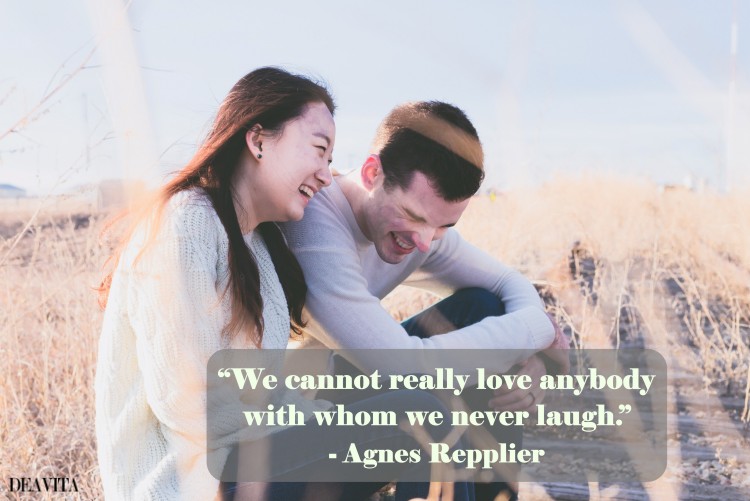 we cannot love without laughter quote