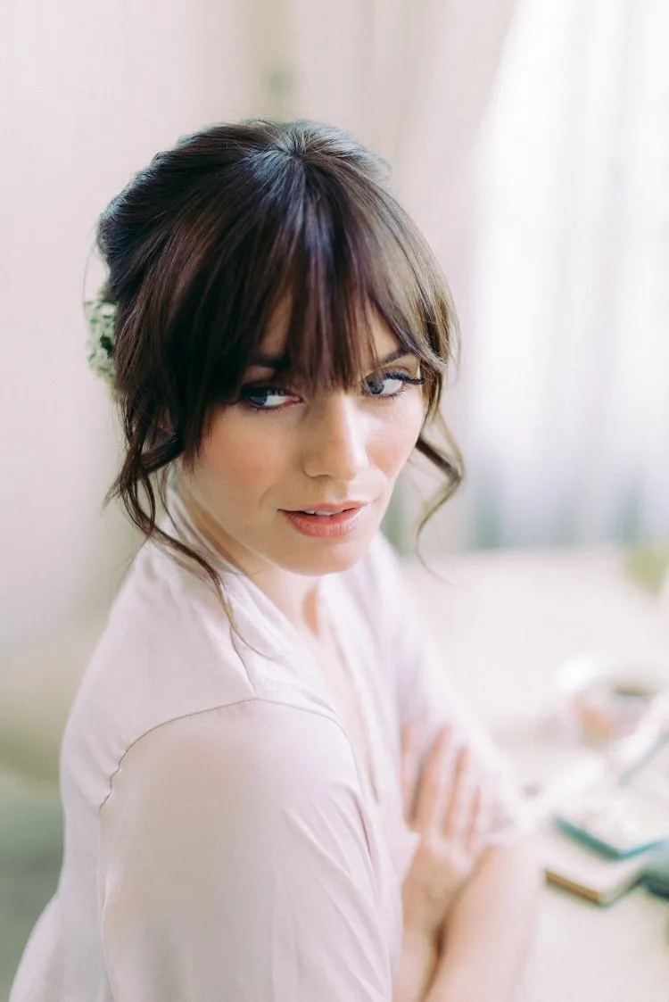 wedding hairstyles with bangs_bangs hairstyles for weddings