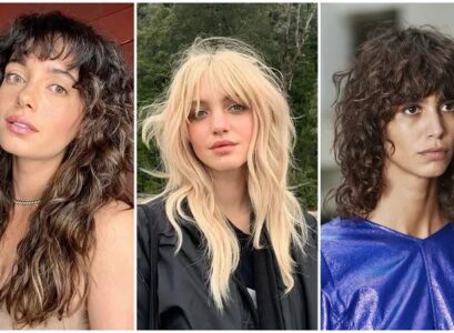 wolf cut hairstyle different styles and shades