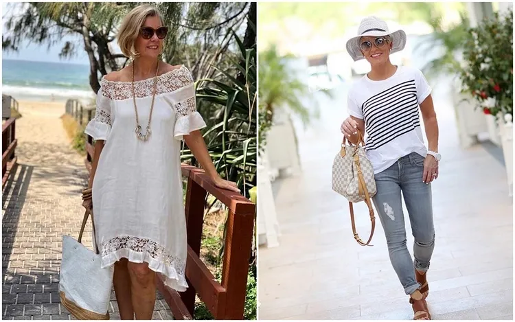 25+ casual summer outfits for 50 year old women 2023 fashion trends to copy this season