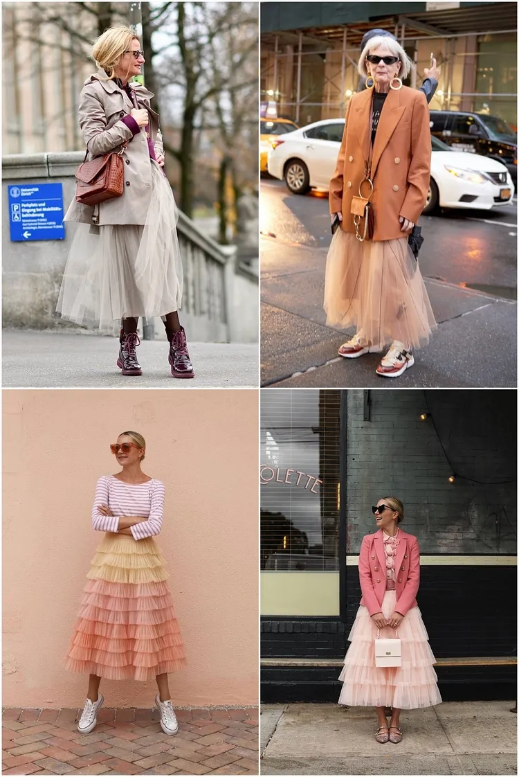 can women over 50 wear a tulle skirt